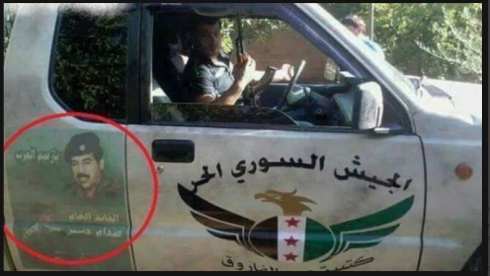 Grubên tundrê bi wêneyên Seddam sivikayî bi xelkê Efrînê dikin!